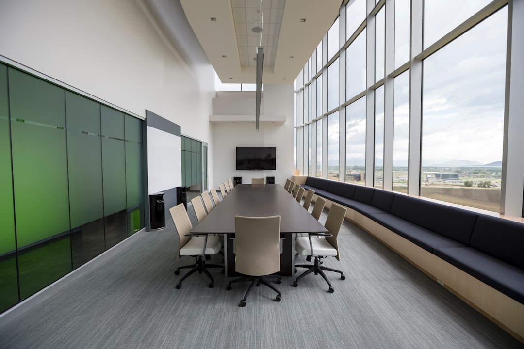Elegant boardroom